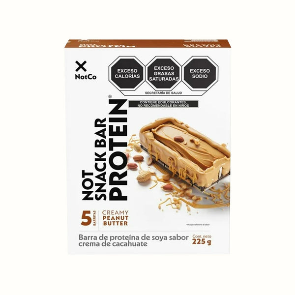 Caja de Barras de Proteína Peanut Butter NotCo (5 pzs) 225 g