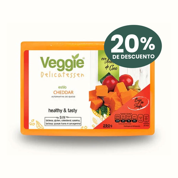 Queso Cheddar Veggie Delicatessen 250 g