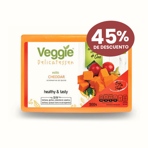 Queso Cheddar Veggie Delicatessen 500 g