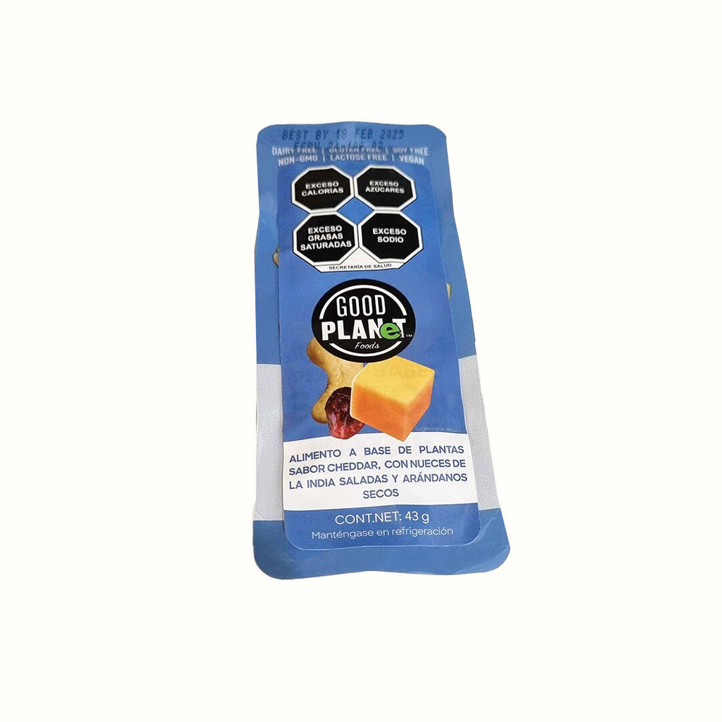 Snack Pack Cheddar Frutos Secos Good Planet 42 g